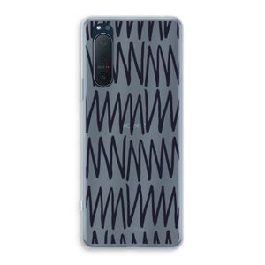 Marrakech Zigzag: Sony Xperia 5 II Transparant Hoesje