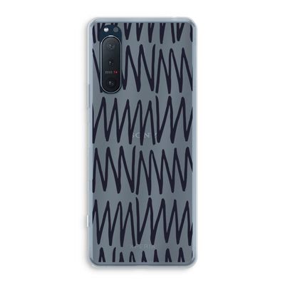 Marrakech Zigzag: Sony Xperia 5 II Transparant Hoesje