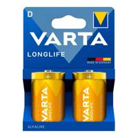Batterijen Varta longlife d - lr20 1,5 V LR20 Soort D (2 Stuks)