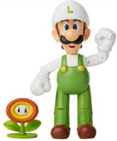 Super Mario Action Figure - Fire Luigi - thumbnail