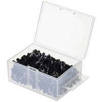 TRU COMPONENTS TC-11599336 Assortiment adereindhulzen 1.5 mm² Zwart 500 stuk(s) - thumbnail