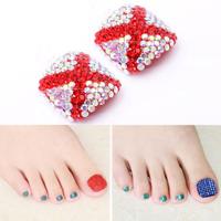 2 PC'S Crystal nep Nail Art Tips Rhinestone volledige dekking teennagels Decals stickers (NO: 15) 2 PC'S Crystal nep Nail Art Tips Rhinestone volledige dekking teennagels Decals stickers (NO: 15)
