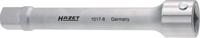 HAZET Verlengstuk 1017-8 · 3/4 inch (20 mm) vierkant hol · 3/4 inch (20 mm) vierkant massief · Lengte: 200 mm