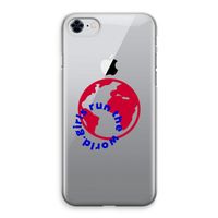 Run The World: iPhone 8 Transparant Hoesje