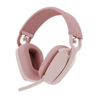 Logitech - Lichtgewicht draadloze luisterhelm met achtergrond Micro Anti -Noise - Vibe 100 - Rose Zone