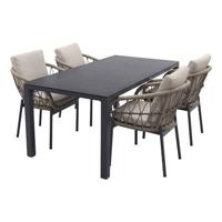 VDG Julia|Chaneo tuinset - 180x90 cm. - 5-delig