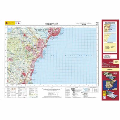 Topografische kaart 935 MT50 Torrevieja | CNIG - Instituto Geográfico Nacional1