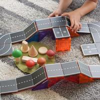 Magnetische Tegel Toppers Wegdelen | Learn & Grow Toys Magnetische Tegel Toppers Wegdelen | Learn & Grow Toys
