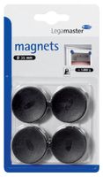 Magneet Legamaster 35mm 1000gr zwart 4stuks - thumbnail