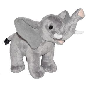 Wild Republic Pluche olifant - met geluid - 20 cm - wilde dieren knuffel