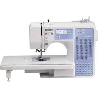 Brother Computergestuurde naaimachine FS100WTVM1 Computerondersteuning, Met display, LED-lamp, Met aanschuifvlak Blauw-wit Brother Computergestuurde naaimachine FS100WTVM1 Computerondersteuning, Met display, LED-lamp, Met aanschuifvlak Blauw-wit