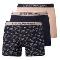 Emporio Armani boxershort 3-pack zwart-beige