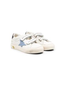 Golden Goose Kids baskets Old School Young à attache scratch - Blanc