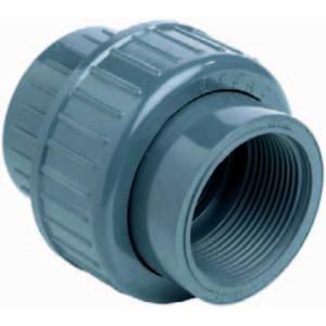 PVC 3-delige koppeling lijm x binnendraad - 50 mm x 1 1/2"