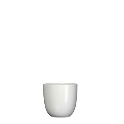 Bloempot Pot rond es/7 tusca 7.5 x 8.5 cm wit Mica - Mica decorations