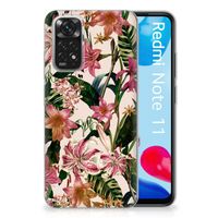 Xiaomi Redmi 10 | Redmi Note 11 4G TPU Case Flowers - thumbnail