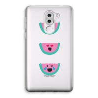 Smiley watermeloen: Honor 6X Transparant Hoesje
