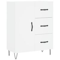 The Living Store Dressoir - Classic - Wit - 69.5 x 34 x 90 cm - Bewerkt hout - thumbnail