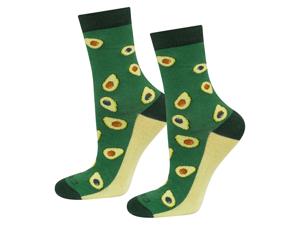 Soxo Dames/heren sokken (36-40, Avocadopatroon)