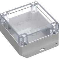 TRU COMPONENTS 6U07121206737 TC-13865316 Industriële behuizing 151.4 x 121.4 x 60 ABS-PC Lichtgrijs, Transparant 1 stuk(s)