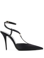 Saint Laurent escarpins Luna 105 mm - Noir - thumbnail