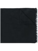 Brunello Cucinelli fringed-hem scarf - Noir