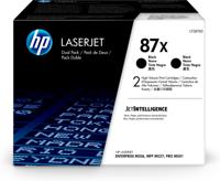 HP 87X originele high-capacity zwarte LaserJet tonercartridges, 2-pack