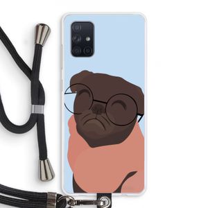 Ludo: Samsung Galaxy A71 Transparant Hoesje met koord