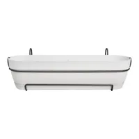 Elho Vibia Campana balkonbak Allin1 70 cm zijde wit