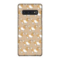 Doggy: Samsung Galaxy S10 4G Volledig Geprint Hoesje