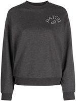 Patou sweat en coton à logo appliqué - Gris - thumbnail