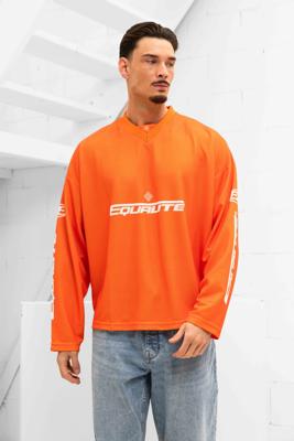Equalité Arena Longsleeve Jersey Heren Oranje - Maat L - Kleur: Oranje | Soccerfanshop