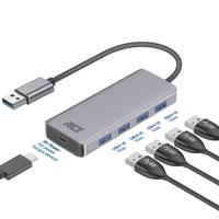 ACT Connectivity USB-A hub 3.0, 4 poorts USB-A usb-hub - thumbnail