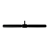 Inspire fitness curl bar staal 50cm zwart