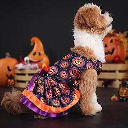 Honden Halloween outfits Hondenkostuum Pompoen leuke Style Zacht Halloween Carnaval Feest Hond puppy kleding outfits Lightinthebox