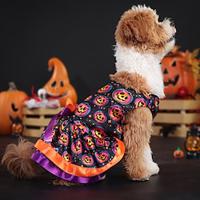 Honden Halloween outfits Hondenkostuum Pompoen leuke Style Zacht Halloween Carnaval Feest Hond puppy kleding outfits Lightinthebox - thumbnail