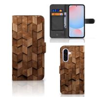 Book Style Case voor Samsung Galaxy A56 Wooden Cubes