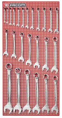 Facom set 25 ringsteeksleutels standaard - 440.P25M