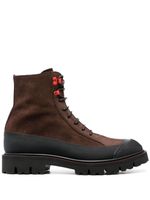 Kiton bottines en daim à lacets - Marron