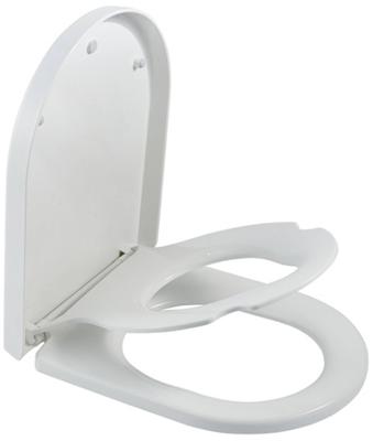 Saqu Touch Double toiletbril met kinderzitje, softclose en quickrelease 33,1x45,4 x4,7cm wit