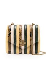 Tory Burch sac à bandoulière Kira à rayures - Jaune