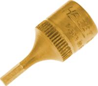 HAZET Dopsleutelbit 8501-2.5 · 1/4 inch (6,3 mm) vierkant hol · Binnen-zeskant-profiel · SW 2,5 mm