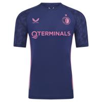 Castore Feyenoord Trainingsshirt 2025-2026 Kids Donkerblauw Roze