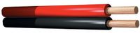 SkyTronic Rood zwart kabel, 2 aderig, 2.5mm, rol van 100 meter
