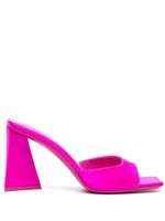 The Attico mules mini Devon 85 mm satiné - Rose