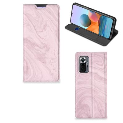 Xiaomi Redmi Note 10 Pro | Standcase | Marble Pink - Origineel Cadeau Vriendin Xiaomi Redmi Note 10 Pro | Standcase | Marble Pink - Origineel Cadeau Vriendin
