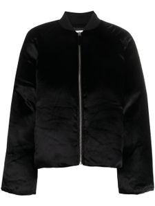 Loulou Studio veste bomber Lafu en velours - Noir