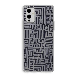 Moroccan Print: OnePlus 9 Transparant Hoesje
