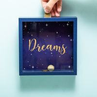 Houten Spaarpot - Dreams - thumbnail