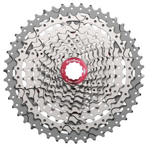 Sunrace Csmx3 10 speed cassette 11-42t. zilver metallic